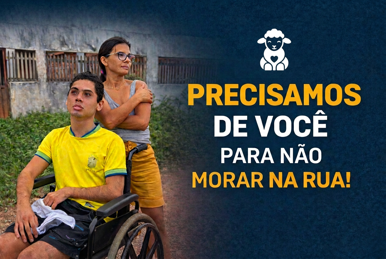 Suely da Silva e seu filho Pedro: precisamos de você para não morar na rua